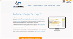 Desktop Screenshot of le-relecteur.com