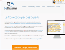 Tablet Screenshot of le-relecteur.com